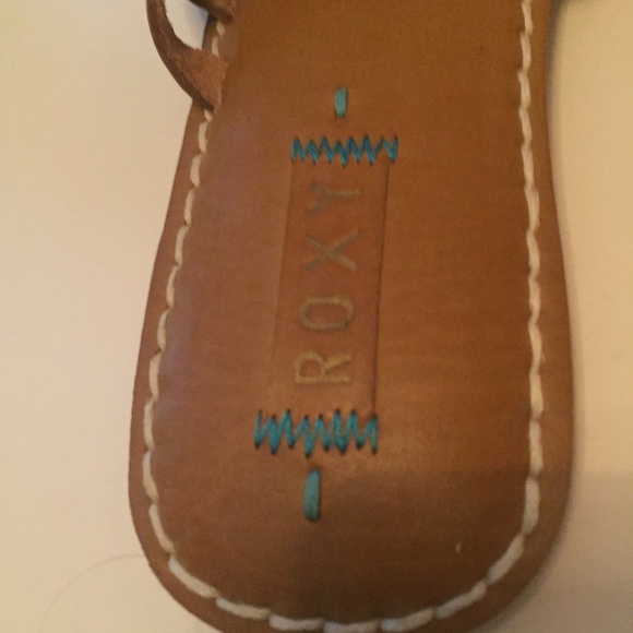 Kids Pink Neon Green Floral Straps Roxy Sandals - Picture 3 of 3